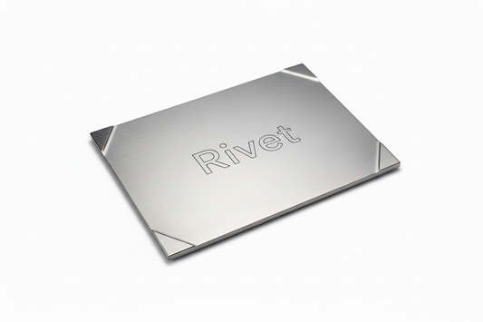 RIVET Pure Titanium Cutting Board