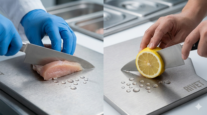 RIVET Pure Titanium Cutting Board
